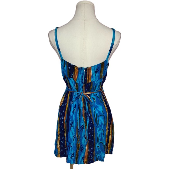 VTG Tropical mini dress S - Picture 2 of 3
